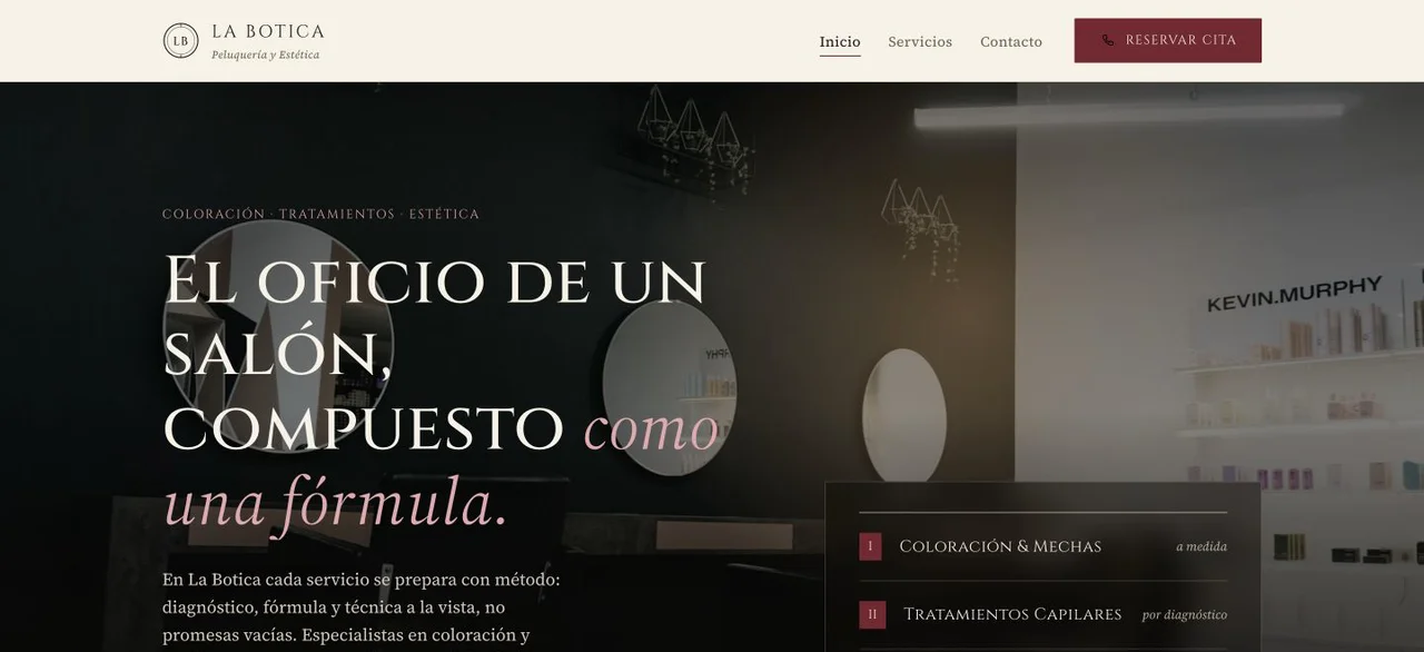 Botica — vista del proyecto